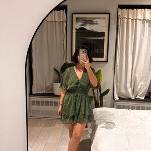 Zara Green Mini Dress